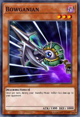 Bowganian Yu-Gi-Oh card