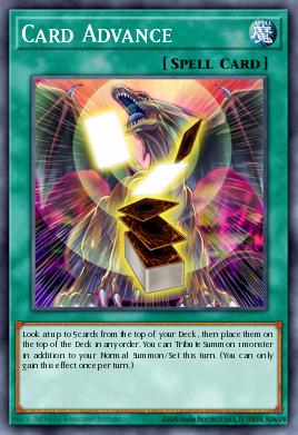 Card Advance Yu-Gi-Oh card