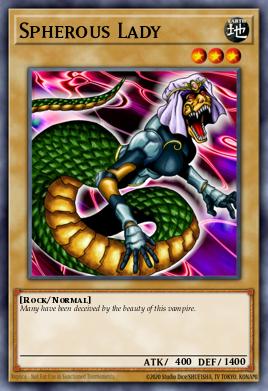 Spherous Lady Yu-Gi-Oh card