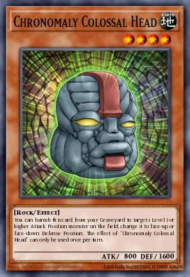 Chronomaly Colossal Head Yu-Gi-Oh card