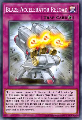 Blaze Accelerator Reload Yu-Gi-Oh card