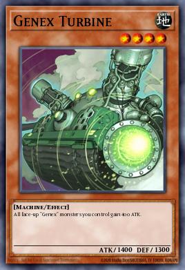 Genex Turbine Yu-Gi-Oh card