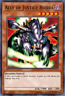 Ally of Justice Rudra Yu-Gi-Oh card