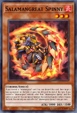 Salamangreat Spinny Yu-Gi-Oh card
