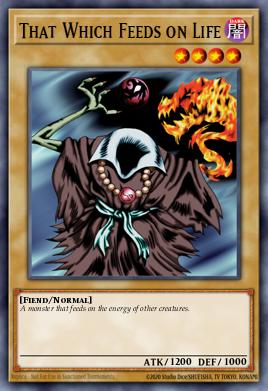 That Which Feeds on Life Yu-Gi-Oh card