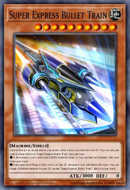 Super Express Bullet Train Yu-Gi-Oh card