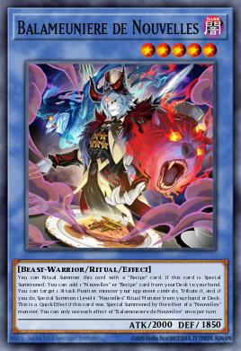 Balameuniere de Nouvelles Yu-Gi-Oh card