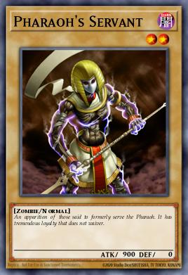 Pharaoh's Servant Yu-Gi-Oh card
