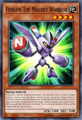 Epsilon The Magnet Warrior Yu-Gi-Oh card
