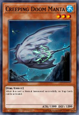 Creeping Doom Manta Yu-Gi-Oh card