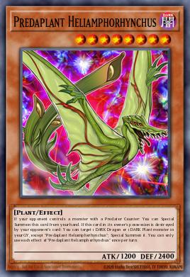 Predaplant Heliamphorhynchus Yu-Gi-Oh card