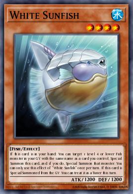 White Sunfish Yu-Gi-Oh card