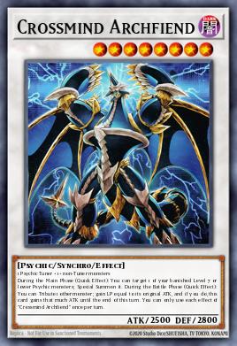 Crossmind Archfiend Yu-Gi-Oh card