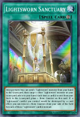 Lightsworn Sanctuary Yu-Gi-Oh card