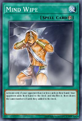 Mind Wipe Yu-Gi-Oh card