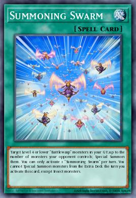 Summoning Swarm Yu-Gi-Oh card