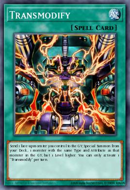 Transmodify Yu-Gi-Oh card