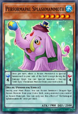 Performapal Splashmammoth Yu-Gi-Oh card