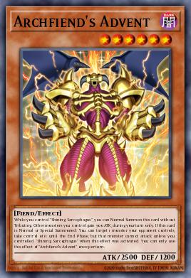 Archfiend's Advent Yu-Gi-Oh card
