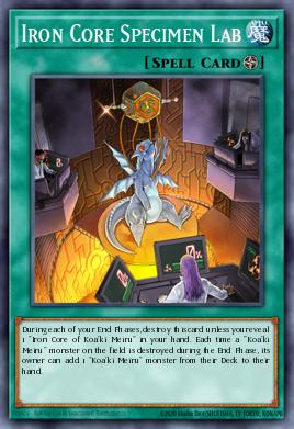 Iron Core Specimen Lab Yu-Gi-Oh card