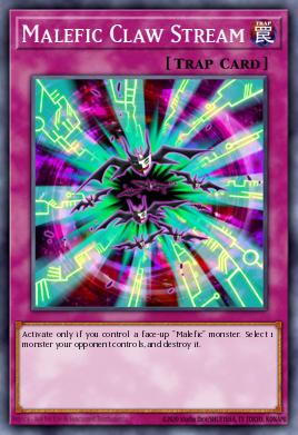 Malefic Claw Stream Yu-Gi-Oh card