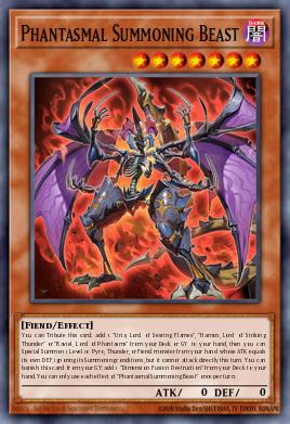 Phantasmal Summoning Beast Yu-Gi-Oh card