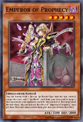 Emperor of Prophecy Yu-Gi-Oh card