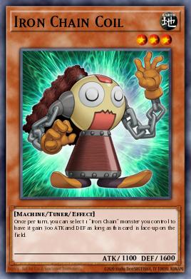Iron Chain Coil Yu-Gi-Oh card