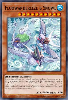 Floowandereeze & Snowl Yu-Gi-Oh card