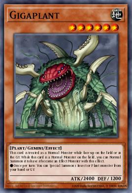 Gigaplant Yu-Gi-Oh card