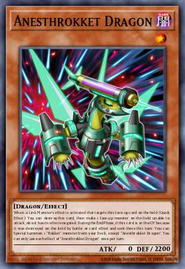 Anesthrokket Dragon Yu-Gi-Oh card