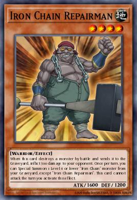 Iron Chain Repairman Yu-Gi-Oh card