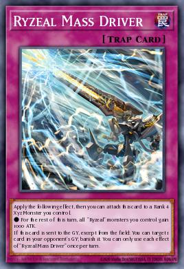 Ryzeal Mass Driver Yu-Gi-Oh card