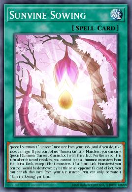 Sunvine Sowing Yu-Gi-Oh card