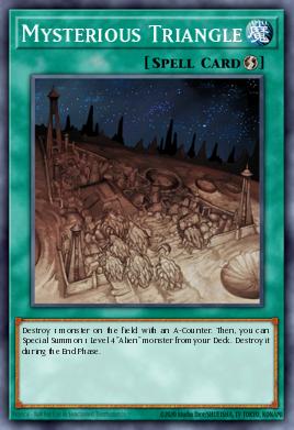 Mysterious Triangle Yu-Gi-Oh card
