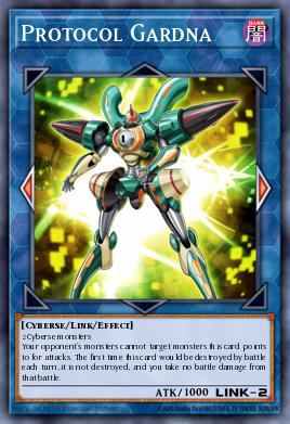 Protocol Gardna Yu-Gi-Oh card