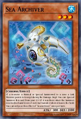Sea Archiver Yu-Gi-Oh card