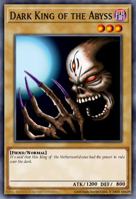 Dark King of the Abyss Yu-Gi-Oh card