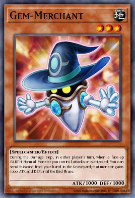 Gem-Merchant Yu-Gi-Oh card