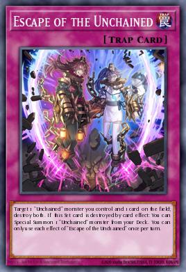 Escape of the Unchained Yu-Gi-Oh card