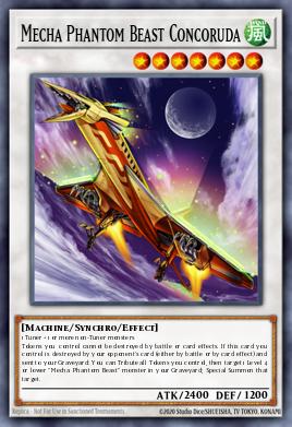 Mecha Phantom Beast Concoruda Yu-Gi-Oh card