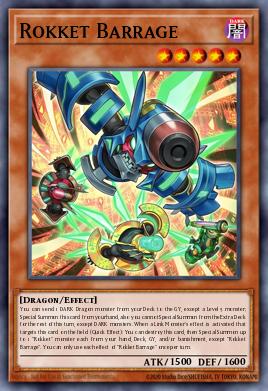 Rokket Barrage Yu-Gi-Oh card