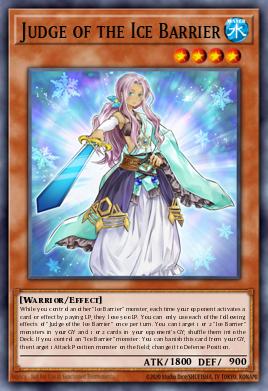 Judge of the Ice Barrier Yu-Gi-Oh card