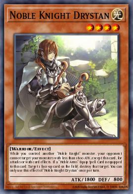 Noble Knight Drystan Yu-Gi-Oh card