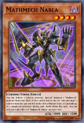 Mathmech Nabla Yu-Gi-Oh card