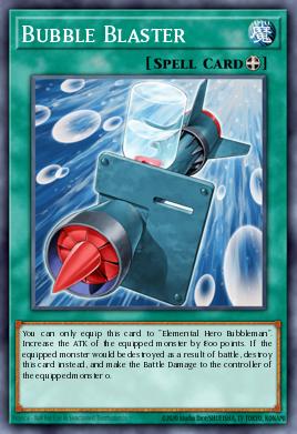 Bubble Blaster Yu-Gi-Oh card