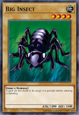 Big Insect Yu-Gi-Oh card