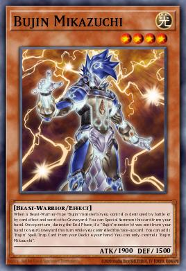 Bujin Mikazuchi Yu-Gi-Oh card