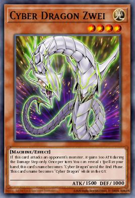 Cyber Dragon Zwei Yu-Gi-Oh card