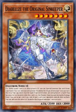 Diabellze the Original Sinkeeper Yu-Gi-Oh card